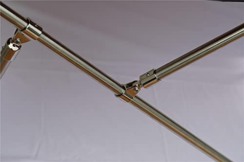 SBU Royal Blue Stainless Steel 3-Bow Bimini Top for Yamaha Exciter 135 SE 1998-1999