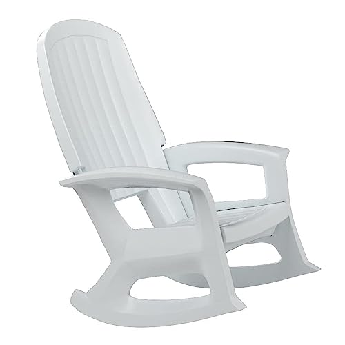 Semco Rockaway Heavy-Duty Outdoor Rocking Chair White (4 Pack)