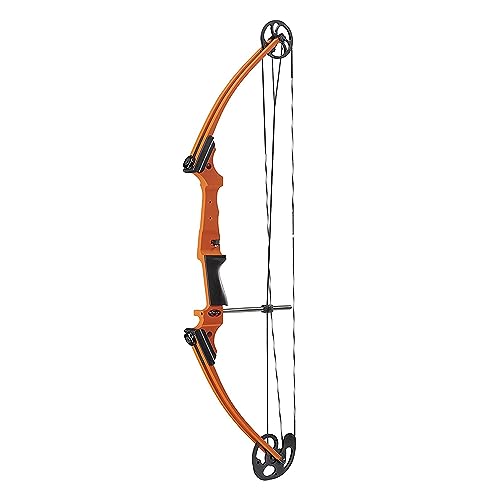 GENESIS Original Adjustable Preassembled Right-Handed Compound Bow for Beginners and Experts Orange