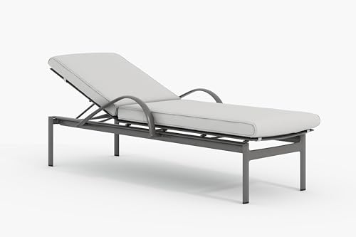 Winston Southern Cay Cushion Chaise Weathered Teak/Idol Cloud