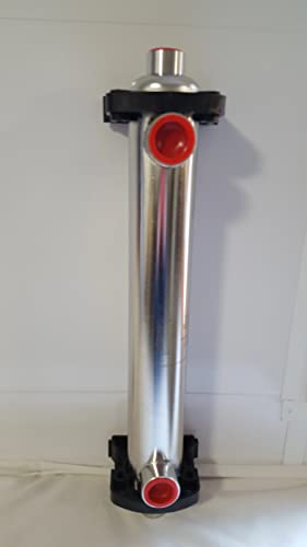 Badgerpipe Stainless Steel Tube and Shell Heat Exchanger for Pools/Spas