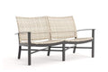 Winston Jasper Loveseat Textured Pewter Frame Finish/Beechwood Weave