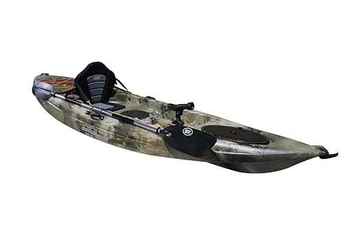 BKC Brooklyn 11.0 Single Sit On Top Fishing Kayak Camo