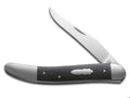 Case Knives Tony Bose Old Dog Pocket Knife Ebony Wood 154CM Stainless Black