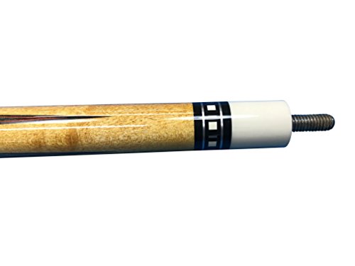 Meucci SB2-N Handcrafted Pool Cue Stick with PRO Shaft Natural Stain + Hard Case