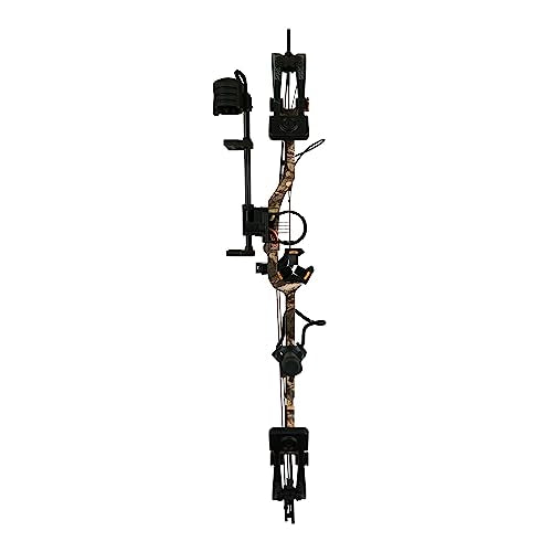 Bear Archery Prowess Ready to Hunt Compound Bow Package for Women and Youth Right Hand Mossy Oak Break Up Country DNA