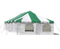 Party Tents Direct 20'x40' Weekender Canopy Pole Tent with Sidewalls Green