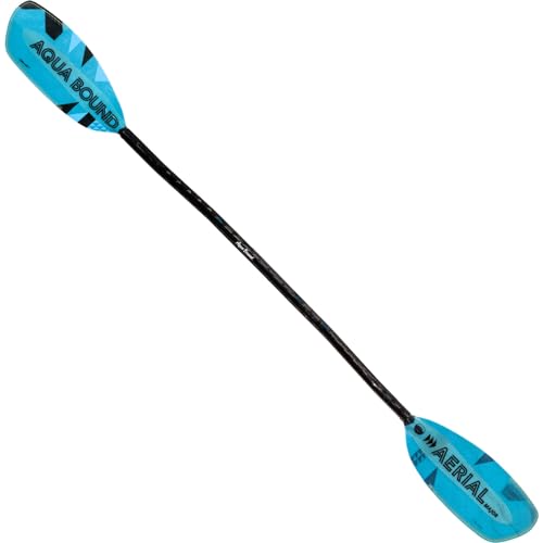 AQUA BOUND Aerial Major Fiberglass Bent Shaft Kayak Paddle Blue 200cm