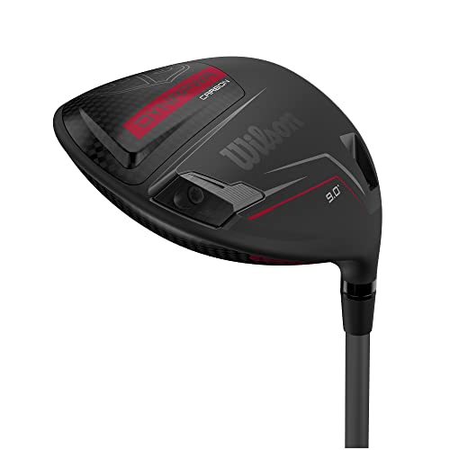 Wilson Dynapower Men's Carbon Driver - Right Hand, Regular, 10.5 Black/Red