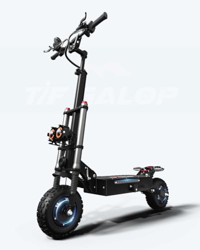 COFANSON Adults Electric Scooter 60V5600W Dual Motor 50MPH 50Miles Range Black