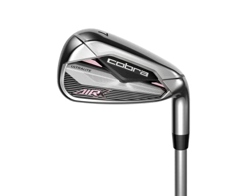 Cobra Golf 2022 Air X Iron Combo Set Women's Right Hand Cobra Ultralite Ladies Flex Chrome-Lilac
