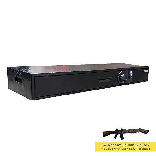 Dean Security Safe Co. American Security UBS648 Under Bed Defense Vault Truck Safe with 52" Rifle Sock Black