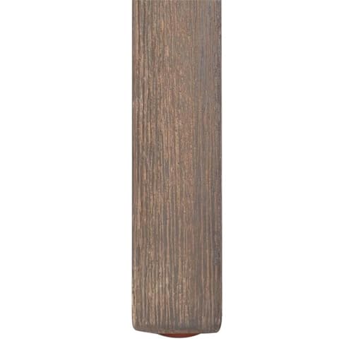 Safavieh Outdoor Collection Danser 2-Tier Shelf Dark Walnut/Grey