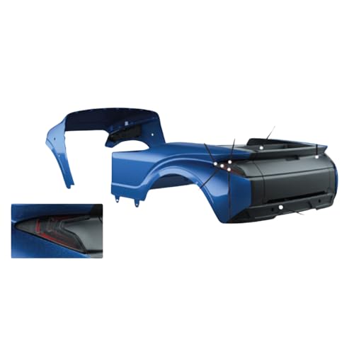 Sourcefy Storm Body Kit Admiral Blue Metallic for EZGO TXT 1994+ w/ LUX RGB Lights - Multi-Piece Design - Golf Cart