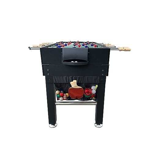 KICK Quad 48" 4-in-1 Multi Game Table Black