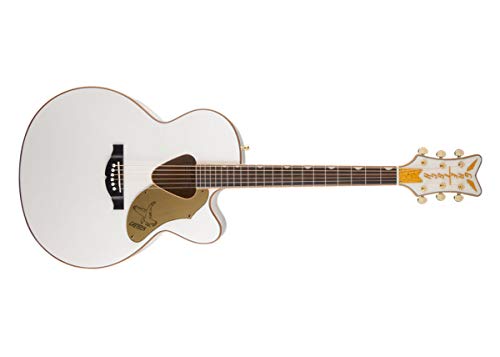Gretsch G5022CWFE Rancher Falcon Jumbo Cutaway Acoustic-Electric Guitar White