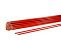 DISCOUNT SNOWSTAKES .COM 4ft Orange Driveway Markers - Flexible, Easy Install, Pointed Tip