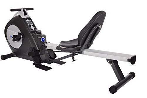 Stamina Conversion II Recumbent Bike/Rower Black, Brushed Aluminum