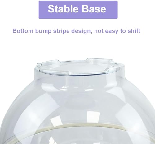 nLn Hope Balloon Stuffer Machine Kit with Pump Expander and Flower Tube Purple Transparent