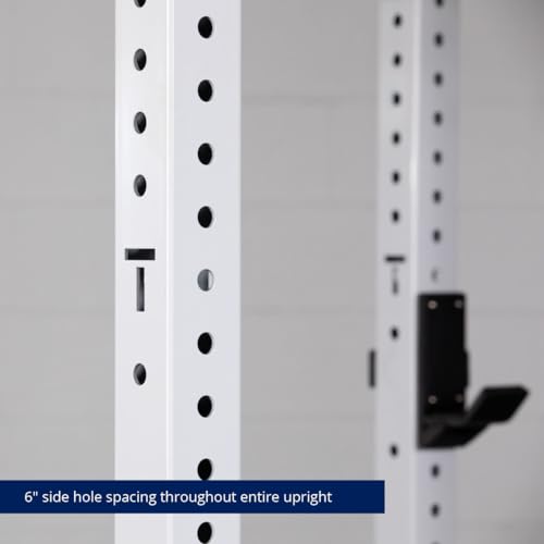 Titan Fitness X-3 Series 90" White Bolt-Down Power Rack 1650 LB Cage