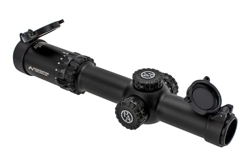 Primary Arms SLX 1-8x24 FFP Rifle Scope with Illuminated ACSS Raptor Reticle and Deluxe Mount Bundle Black