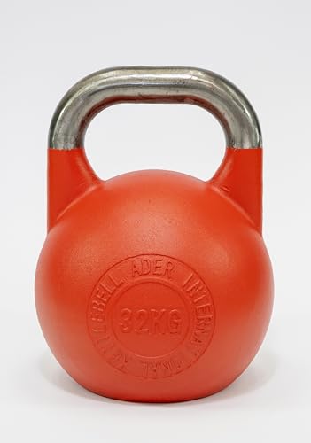 Ader Sporting Goods Pro-grade Int'l Kettlebell Set - 8-32kg (Pink, Blue, Yellow, Green, Orange, Purple, Red)
