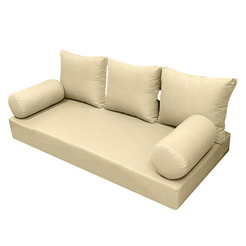 Prolinemax Style3 Twin Size 6PC Outdoor Daybed Mattress Cushion Set