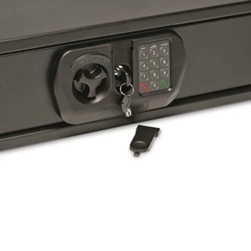 SnapSafe Under Bed Safe XXL Black - Space Saving Gun Safe for Firearms and Valuables
