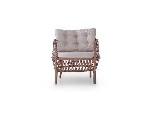 Angora Maestro Rattan Outdoor Furniture Set Brown