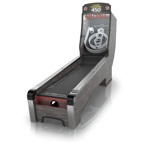 Skee-Ball Arcade Table Machine Game - Premium Nostalgic Family Fun (Coal)