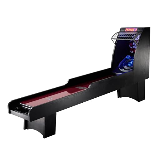 Hall of Games 130 Inch Premium Roll and Score Game Burgundy/Black
