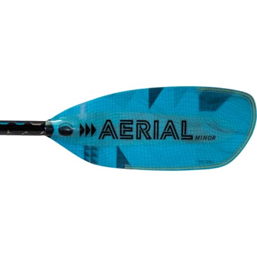 AQUA BOUND Aerial Minor Fiberglass Bent Shaft Kayak Paddle Blue 200 cm