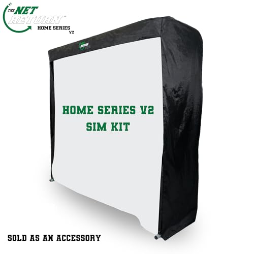 Net Return Large 9 Pro Series Golf Simulator Kit Black