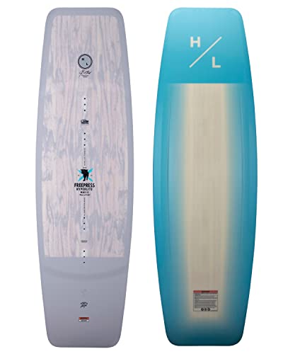 Hyperlite Freepress Mens Wakeboard Grey/Blue 148cm