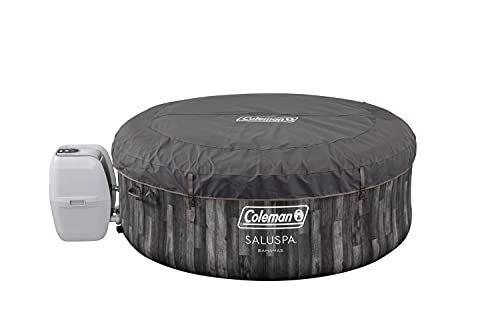 Inflatable Coleman SaluSpa Bahamas 4-Person Portable Hot Tub Blue