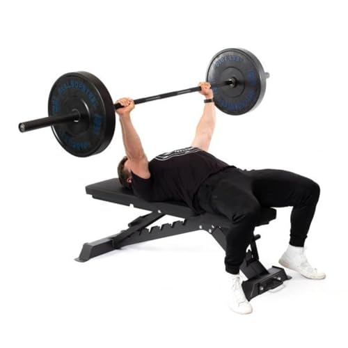 Bells of Steel Adjustable Weight Bench Black