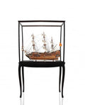 HomeRoots 69" Wood San Felipe Floor Display Boat Multicoloured
