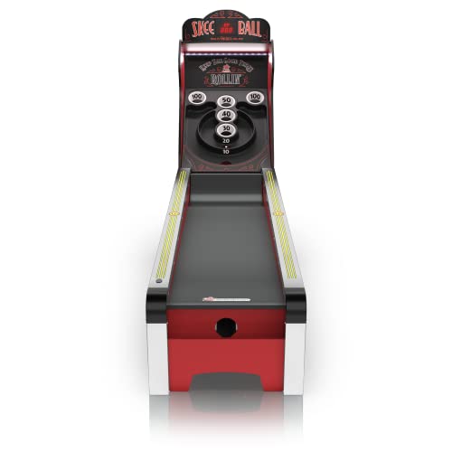 Skee-Ball Arcade Game Table Deluxe Red