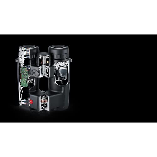 Leica 10x42 Geovid Pro Rangefinder Binoculars with Tripod Adapter, Backpack, Monopod, and Cleaning Kit