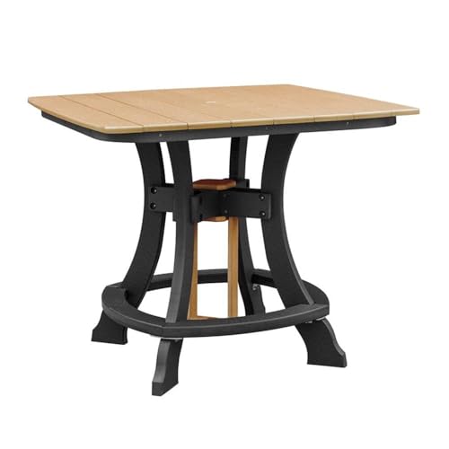American Furniture Classics Five Piece Square Counter Height Dining Set Cedar/Black