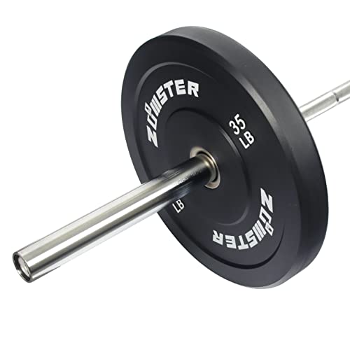 Zoomster Olympic Bumper Weight Plate 260LB Black