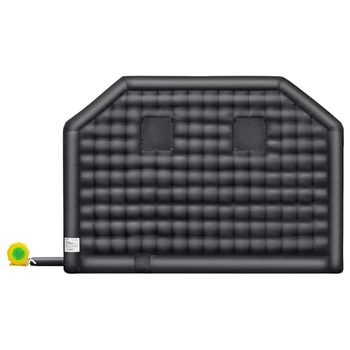 VEVOR Inflatable Nightclub Party Tent with Disco Lights, 26.2 x 19.7 x 13.1 Ft, Black