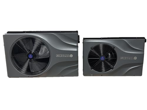 NIRVANA NE55 AHRI Certified Spa & Pool Heat Pump 55,000 BTU Gray/Black
