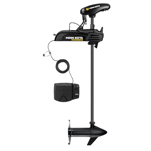 Minn Kota PowerDrive 55 lb. Thrust Trolling Motor 54" Shaft Foot Pedal Black