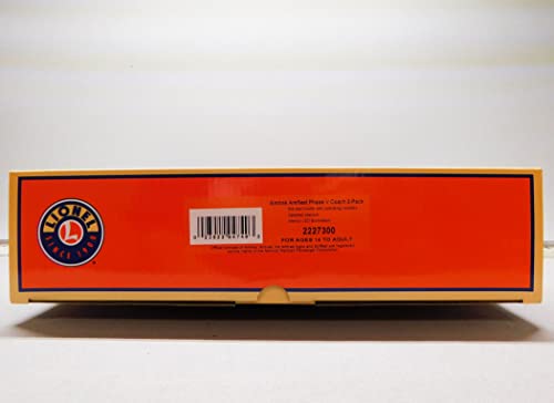 Lionel AMTRAK Amfleet Phase V Passenger Coach Car 2 Pack O Gauge Silver