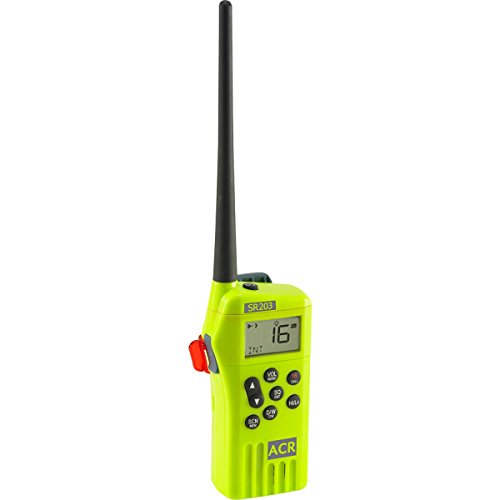 ACR 2827 SR203 Survival VHF Radio Yellow