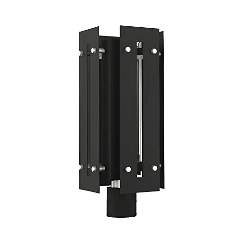 Livex Brushed Nickel Outdoor Post Top Lantern