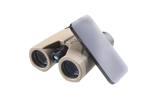 ATN 10x42 Laser Ballistics 3000m Binocular with Laser Rangefinder, Bluetooth, Ballistic Calculator, Mobile App Black