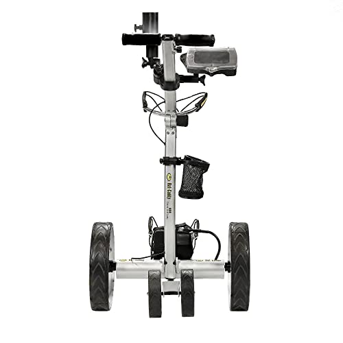 BAT-CADDY ELECTRIC GOLF CADDY X8R Remote Control Golf Push Cart Titanium Silver