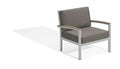 Oxford Garden Travira Club Chair - Tekwood Vintage - Polyester Grade AA Cushion Stone